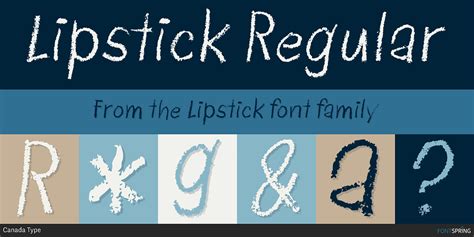 Lipstick Font