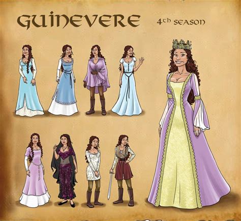 Guinevere's Costumes Through The Seasons (3) - Arthur and Gwen Photo ...