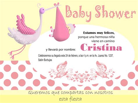 Tarjetas De Invitacion Para Baby Shower Gratis - Get More Anythink's