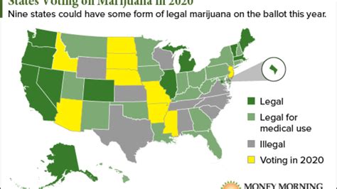 Legalized Marijuana States Map