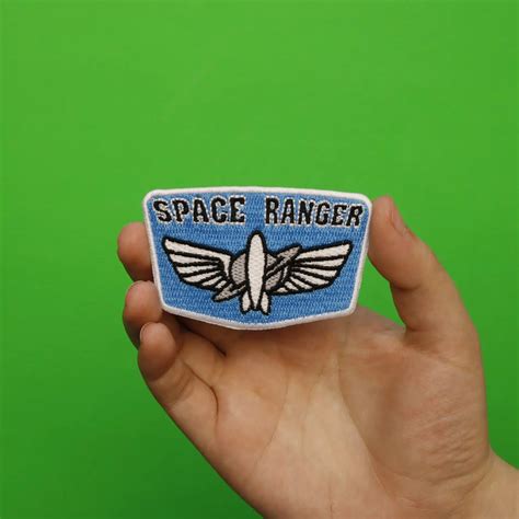 Space Ranger Badge Embroidered Iron on Patch – Patch Collection