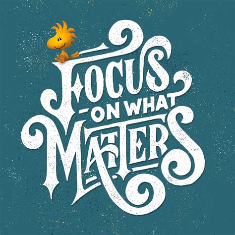 Focus On What Matters | Hand lettering inspiration, Lettering ...