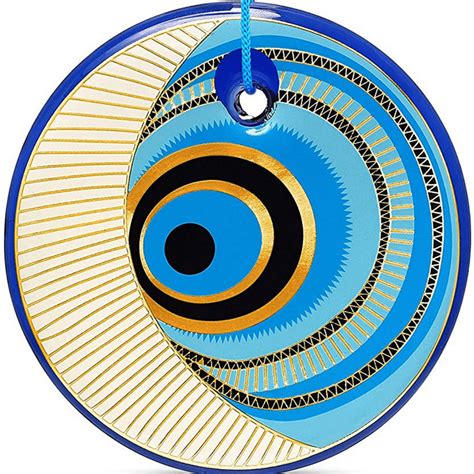 Evil Eye Lovers Round Wall Hanging for Home Sun and Moon Decor Nazar Amulet Evil Eye Protection ...