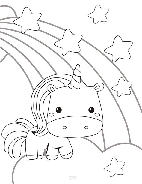 Free Unicorn Coloring Pages - 3 Super Cute Designs