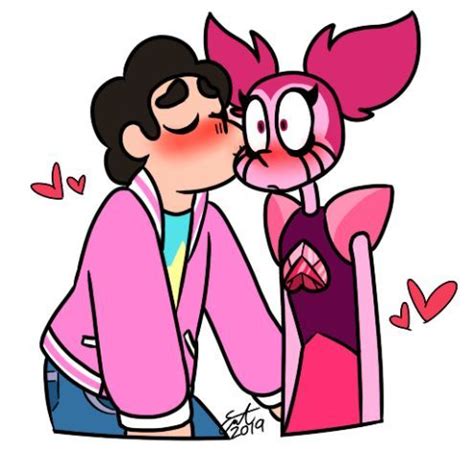 Spinel's first kiss from Steven! : r/Stevinel