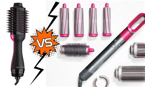 Revlon Hair Dryer Brush Vs. Dyson Airwrap Complete Styler - Her Style Code