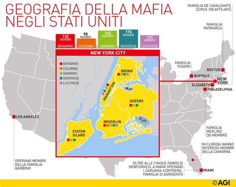 2021 US Mafia map by Italy's Journalist Agency AGI - GangsterBB.NET Forums for Mafia Movies & More