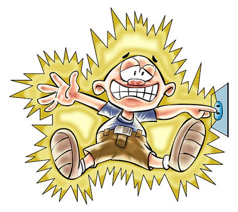 Cartoon Of The Electrical Hazard Stock Photos, Pictures & Royalty-Free ...