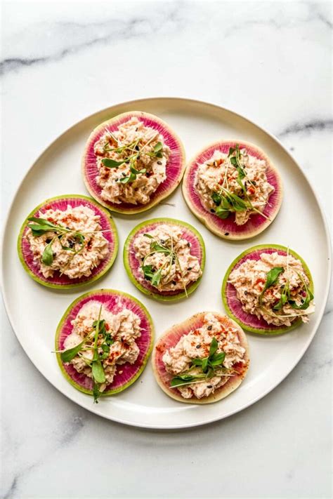 Watermelon Radish Appetizer Bites - This Healthy Table