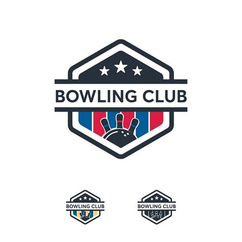 Professional Bowling Team logo Sport badge vector template 2063194 Vector Art at Vecteezy