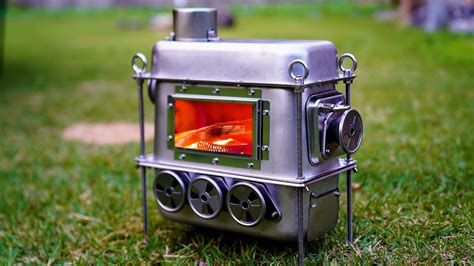 Homemade Wood Stove for Camp - Powerful Hot Tent Stove - MX-Stove Project - Camping Alert