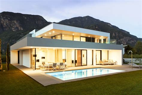 Luxury Luxus Häuser Ideen. Architektur mit Blick auf den Pool. | Modern mimari, Mimari tasarım ...