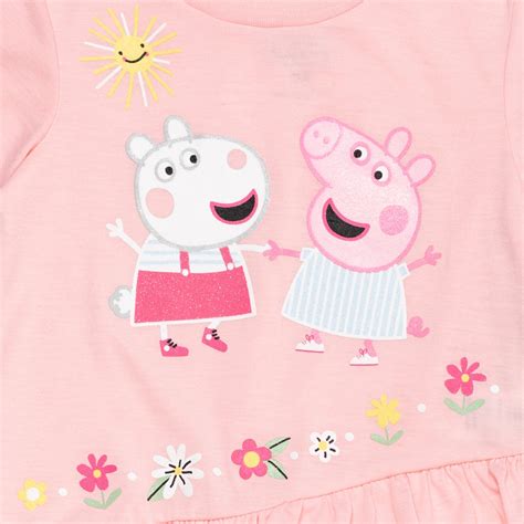 Peppa Pig Crossover T-Shirt and Leggings Outfit Set | imagikids Baby and Kids Clothing