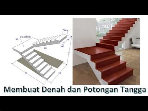 Cara Membuat Denah Tangga Di Autocad Commands - IMAGESEE