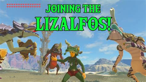 Link Becomes a LIZALFOS! | Zelda: Breath of the Wild - YouTube