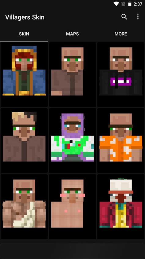 Villagers Skins Minecraft PE APK برای دانلود اندروید