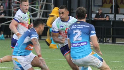 The National Rugby League’s Gold Coast Titans and the New Zealand Warriors played hard to ...