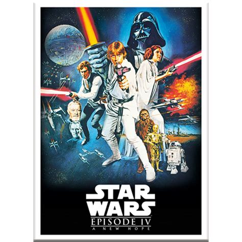 Star Wars: A New Hope Movie Poster Flat Magnet