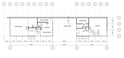 Autocad Process Work | Eames house, Eames house plan, Floor plan and ...