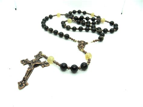 Traditional catholic rosary prayer beads | Etsy