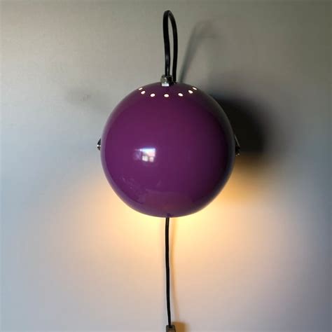 Purple Space Age Lamp - Etsy UK