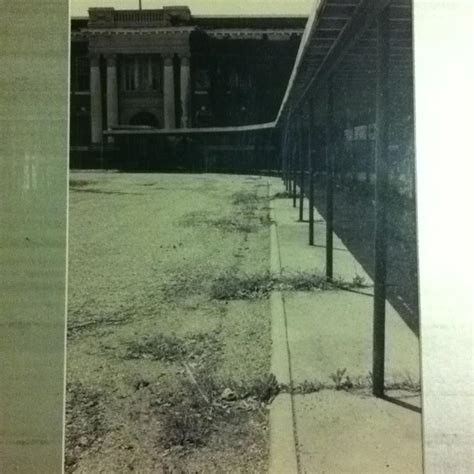 The old Mansfield School, Mansfield, LA ... These days all that's left ...