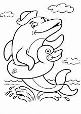 Dolphin coloring pages  Qpoliz sketch template