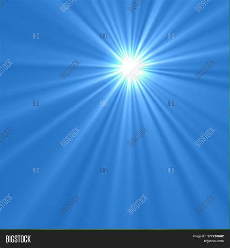 Sun Rays Blue Sky Image & Photo (Free Trial) | Bigstock