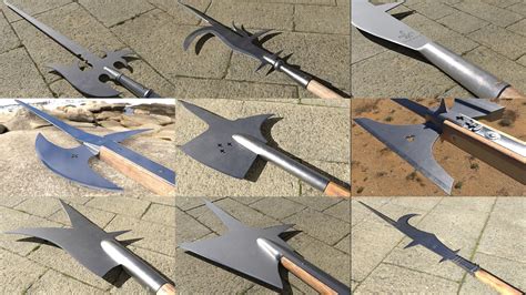 Medieval Polearms 3D Model Collection | CGTrader