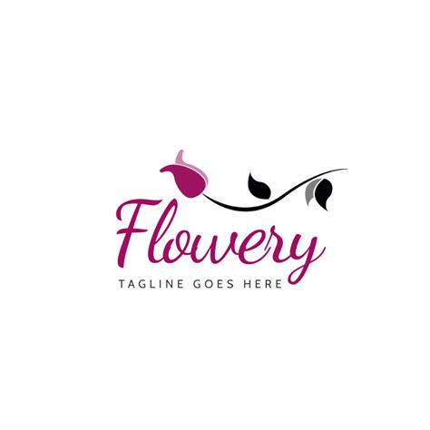 Flower logo design Template | PosterMyWall