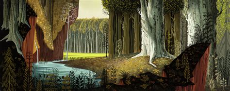 Sleeping Beauty concept art by Eyvind Earle : r/ImaginaryLandscapes