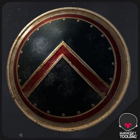 Spartan Shield, Francisca Loreto on ArtStation at https://www ...