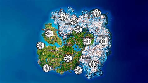 All 12 Vault Locations Fortnite Chapter 5 Season 1 - Gamepur