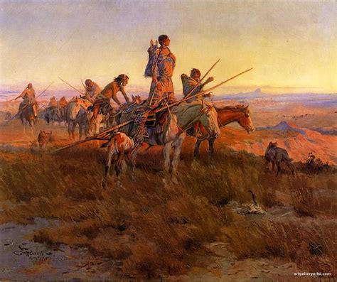 charlie russell paintings - Bing Images | American art, American indian art, Western artist