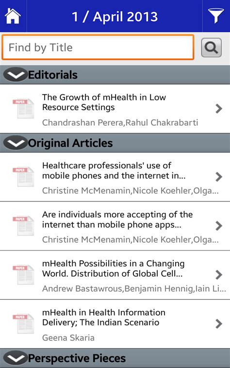 Journal of Mobile Technology in Medicine ( jMTM / JournalMTM ) - App on Amazon Appstore