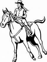 Cowgirl And Horses coloring pages sketch template