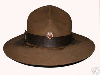 SMOKEY THE BEAR CAMPAIGN HAT W/ US FOREST SERVICE BADGE | #19886041