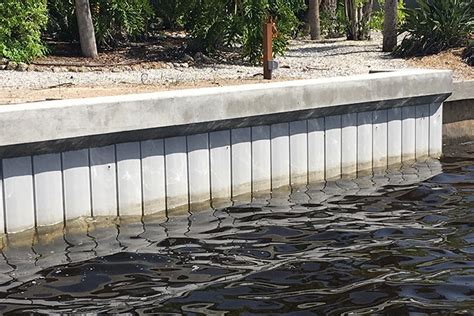 Compare Concrete Seawall with Vinyl Seawall | TRULINE® Wall System