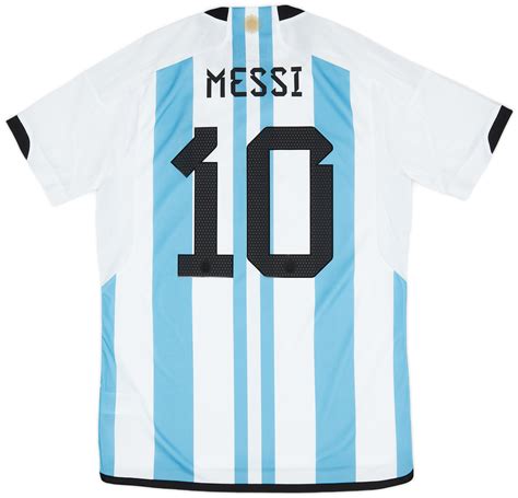 2022-23 Argentina Home Shirt Messi #10