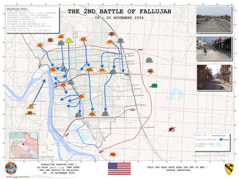 The 2nd Battle of Fallujah Map Local Print - Etsy