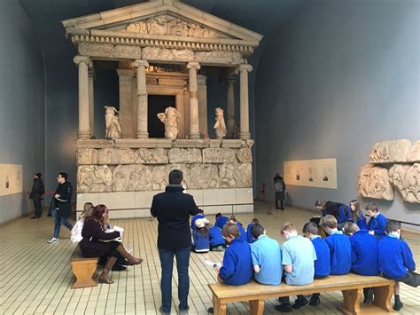 The Nereid Monument at British Museum - a fantastic example of Ancient Greek architecture ...