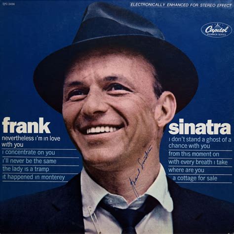 Frank Sinatra signed Days Of Wine And Roses album