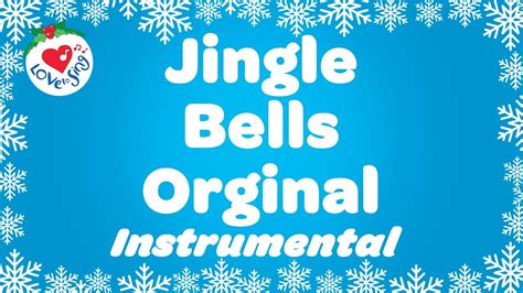 Jingle Bells Instrumental Christmas Song with Lyrics - YouTube