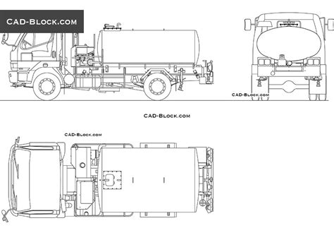 Tanker Truck Cad Block Download 2d Cad Model | Porn Sex Picture