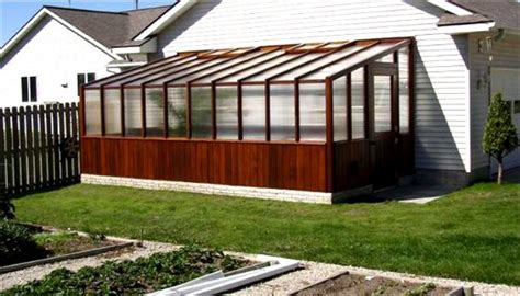 16 DIY Attached Home Greenhouses