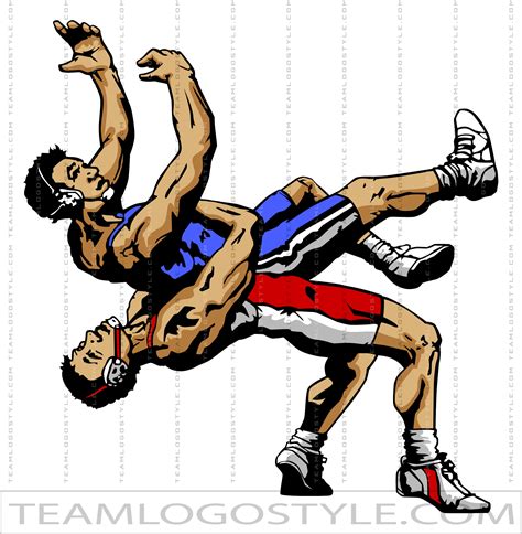 Wrestlers Logo | Vector Format | AI JPG EPS PNG