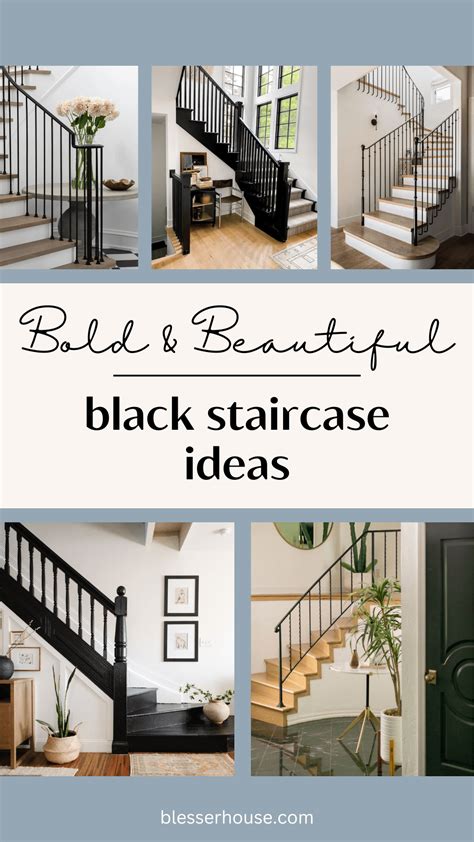 9 Black Stair Railing Ideas Inspiring Drama in Our Foyer - DESIGN IT ...