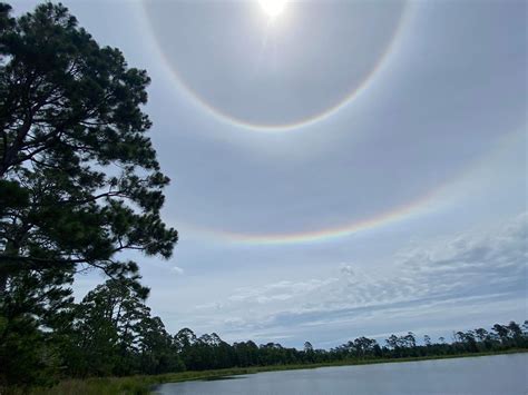 James Spann on Twitter: "More photos of the 22 degree sun halo and ...