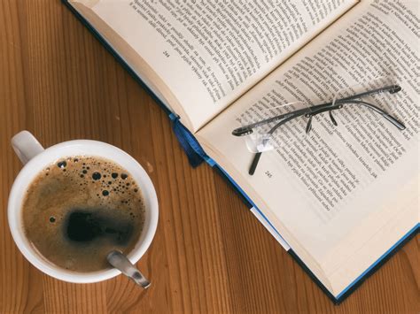 Book, Coffee And Glasses | Copyright-free photo (by M. Vorel) | LibreShot