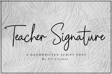 Teacher Signature By Najmustsaqib Creator | TheHungryJPEG